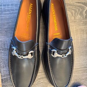 Allen Edmonds Black Leather Arezzo Loafers